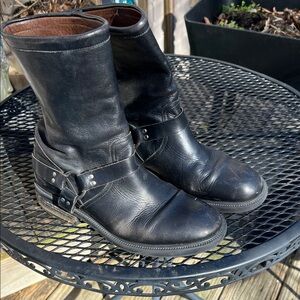 Vintage J.Crew harness Moto boots from the 90s